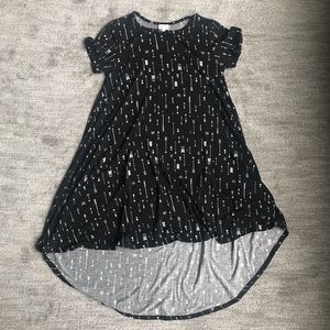 LulaRoe Carly Dress - Swing T-Shirt Dress High-Low
